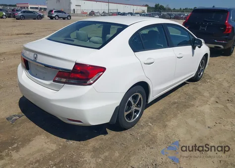 2015 Honda Civic Se z USA, uszkodzony, nr VIN 19XFB2F71FE010072